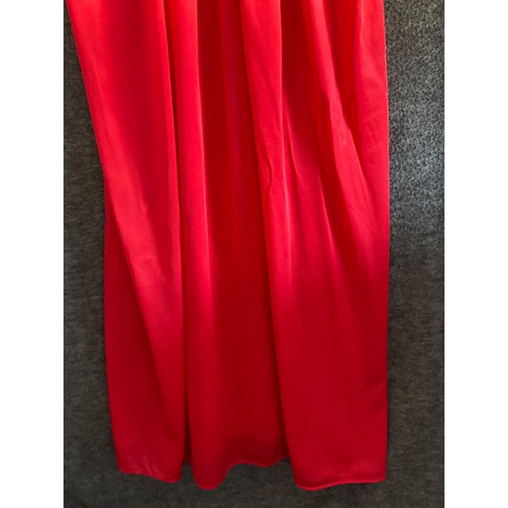 Petra Fashion Nightgown Red Nylon Lace Lingerie Bridal Romantic Valentine USA L - Picture 6 of 12